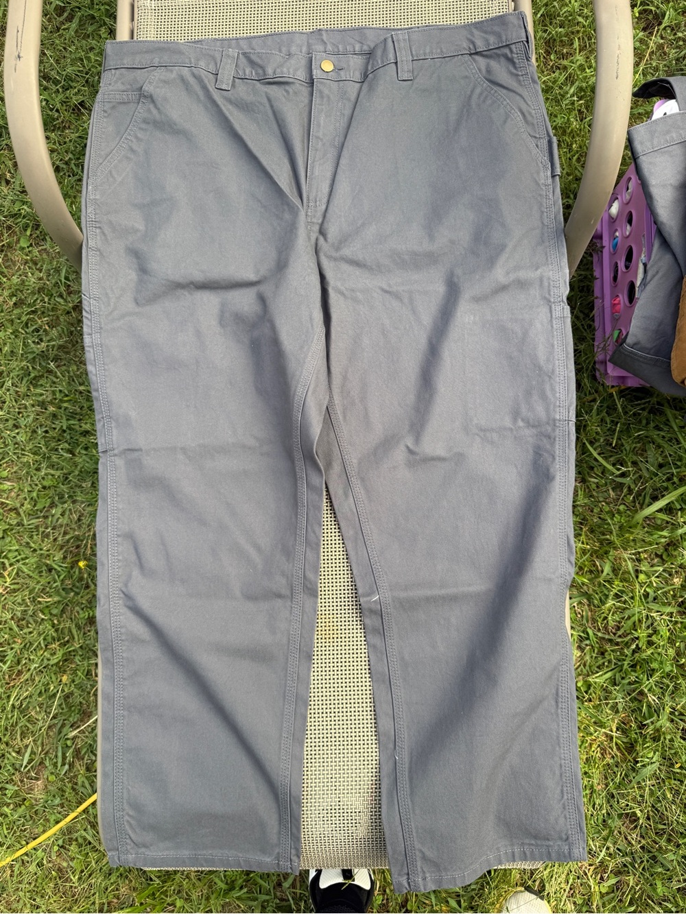 Brahma Men's Gray Straight-Leg Chinos